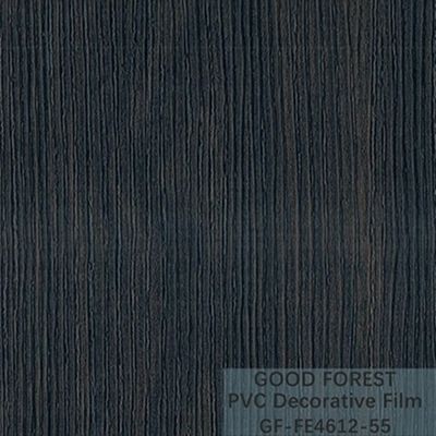 सजावटी ब्लैक पीवीसी फिल्म 1260 मिमी - 1330 मिमी चौड़ाई लकड़ी का अनाज