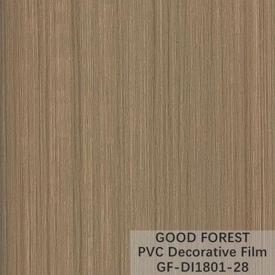 फ़्लोएबिलिटी PVC सजावटी फिल्म स्क्रैच रेज़िस्टेंस लकड़ी का ग्रेन
