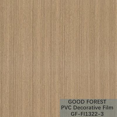 फ़्लोएबिलिटी PVC सजावटी फिल्म स्क्रैच रेज़िस्टेंस लकड़ी का ग्रेन