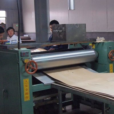 ISO डेकोरेशन 3100mm इंजीनियर्ड वुड विनियर असामान्य विंग एक्सोटिक ग्रेन ग्रे रंग