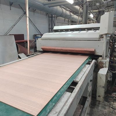 फर्नीचर के लिए एमडीएफ पार्टिकल बोर्ड पेंट के साथ फेस्ड नेचुरल एल्म वुड वेनीर स्ट्रेट ग्रेन डेकोरेशन पैनल्स