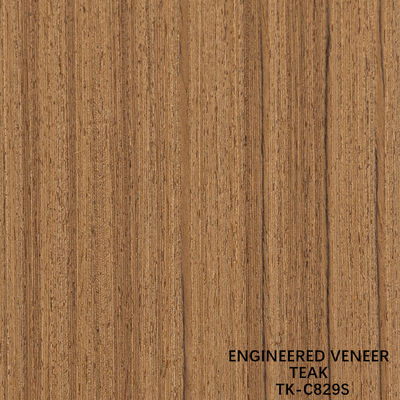 Recon Wood Veneer Of Teak Slice Cut Technics With Straight Grain For For Door Face Lengthened Size 2850mm TK-017S/236S/536S/829S/982S/5410S लकड़ी के टुकड़े का कतरन
