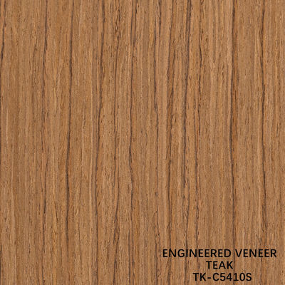 Recon Wood Veneer Of Teak Slice Cut Technics With Straight Grain For For Door Face Lengthened Size 2850mm TK-017S/236S/536S/829S/982S/5410S लकड़ी के टुकड़े का कतरन