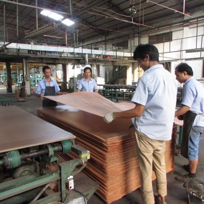 उच्च अंत इंजीनियर लकड़ी फनीर रंगीन बीच CB-X5488 काला 1.8 मिमी दीवार लकड़ी पैनलों के लिए E1/E0 चीन फैक्टरी