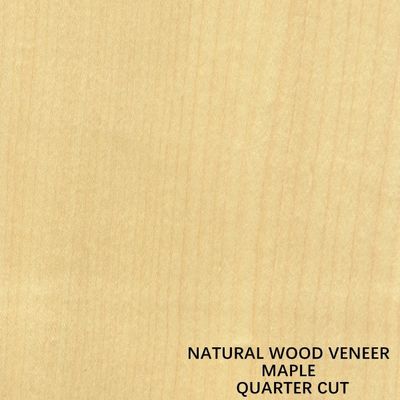 अमेरिकी प्राकृतिक मेपल लकड़ी लिबास क्वार्टर कट मोटाई 0.5 मिमी फर्नीचर और संगीत वाद्ययंत्र के लिए अच्छी गुणवत्ता
